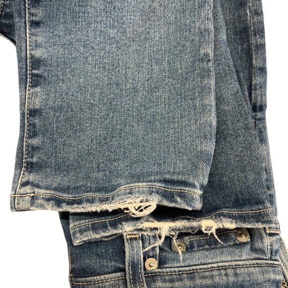 AG Adriana Goldschmied Mari Crop High-Rise Slim Straight Jeans Size 26 - Picture 10 of 15